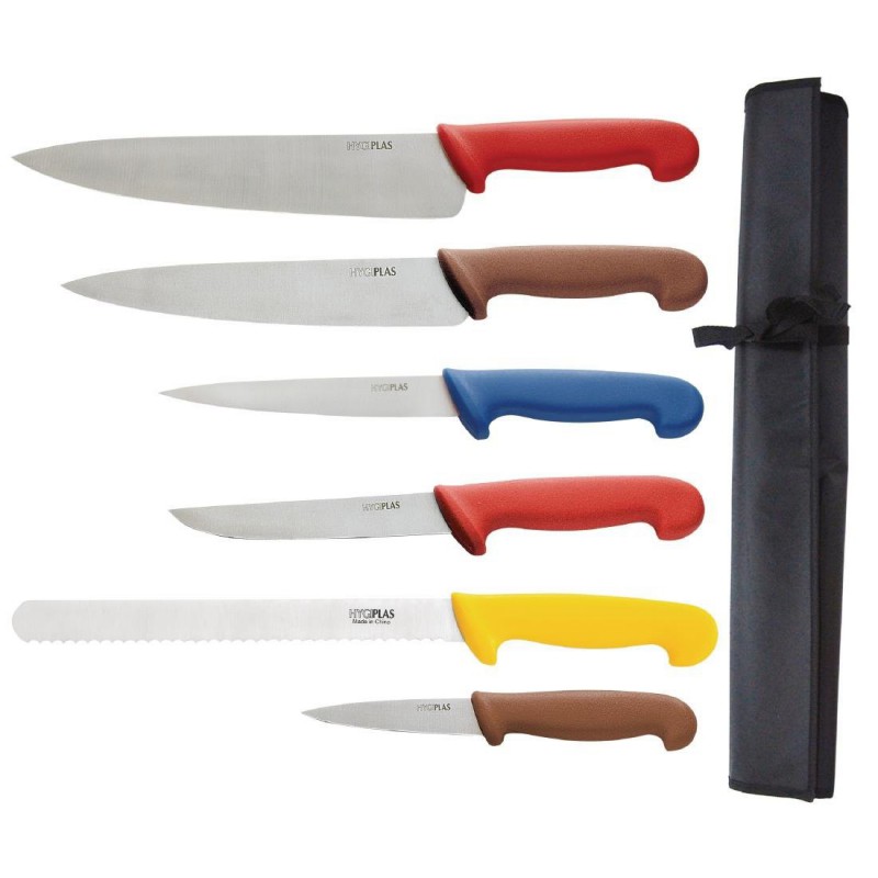 Ensemble de couteaux code couleur Hygiplas S088 Hygiplas Ensemble de couteaux code couleur Hygiplas S088 Hygiplas