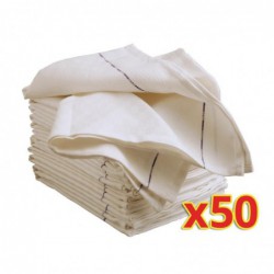 Offre spéciale : Torchons de service en polycoton Vogue (lot de 50) S114 Vogue
