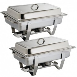 OFFRE GROS VOLUME Chafing dish Milan Olympia GN 1/1 x2 S300 Olympia