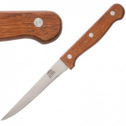 Couteaux à viande Olympia manche en bois (Lot de 12) C136 Olympia