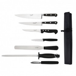Ensemble 7 couteaux avec étui Deglon Sabatier S461 Deglon Sabatier