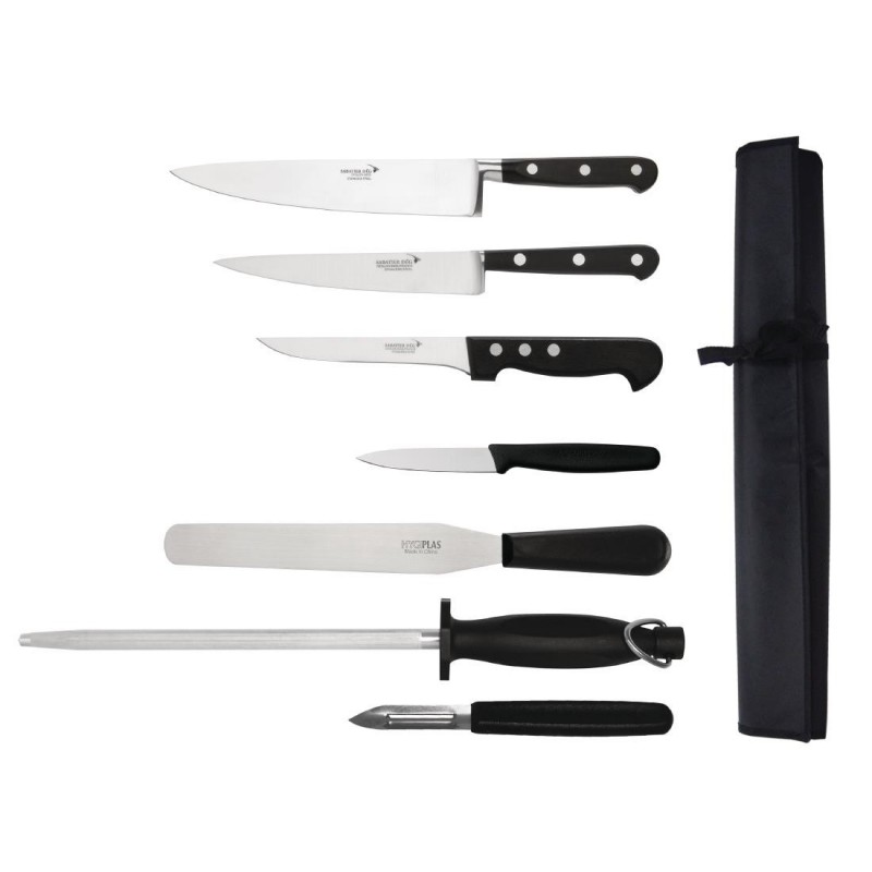 Ensemble 7 couteaux avec étui Deglon Sabatier S461 Deglon Sabatier Ensemble 7 couteaux avec étui Deglon Sabatier S461 Deglon Sabatier