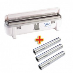 Distributeur Wrapmaster 4500 et 3 x 90m de papier aluminium S599 Wrapmaster