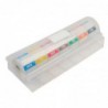 Etiquettes amovibles code couleur avec distributeur plastique Hygiplas 50mm S811 Hygiplas