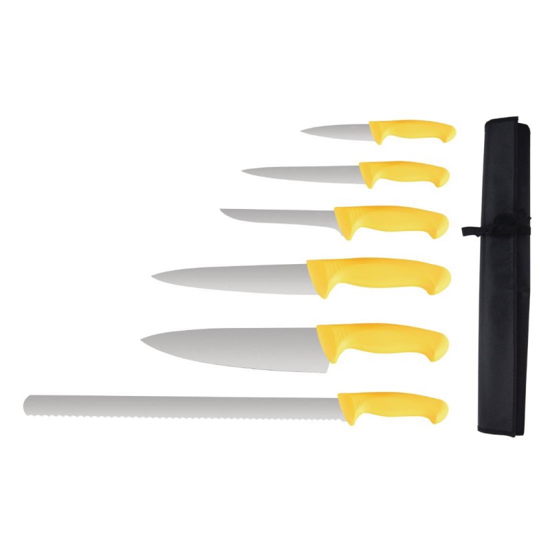Ensemble 6 pièces manche jaune et étui Vogue S852 Vogue Ensemble 6 pièces manche jaune et étui Vogue S852 Vogue