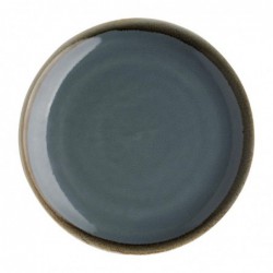 Assiette plate ronde couleur océan Kiln Olympia 230mm lot de 6 SA282 Olympia