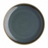 Assiette plate ronde couleur océan Kiln Olympia 230mm lot de 6 SA282 Olympia