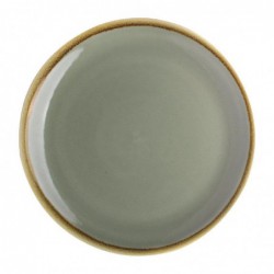 Assiette plate ronde couleur mousse Kiln Olympia 230mm lot de 6 SA283 Olympia