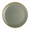 Assiette plate ronde couleur mousse Kiln Olympia 230mm lot de 6 SA283 Olympia