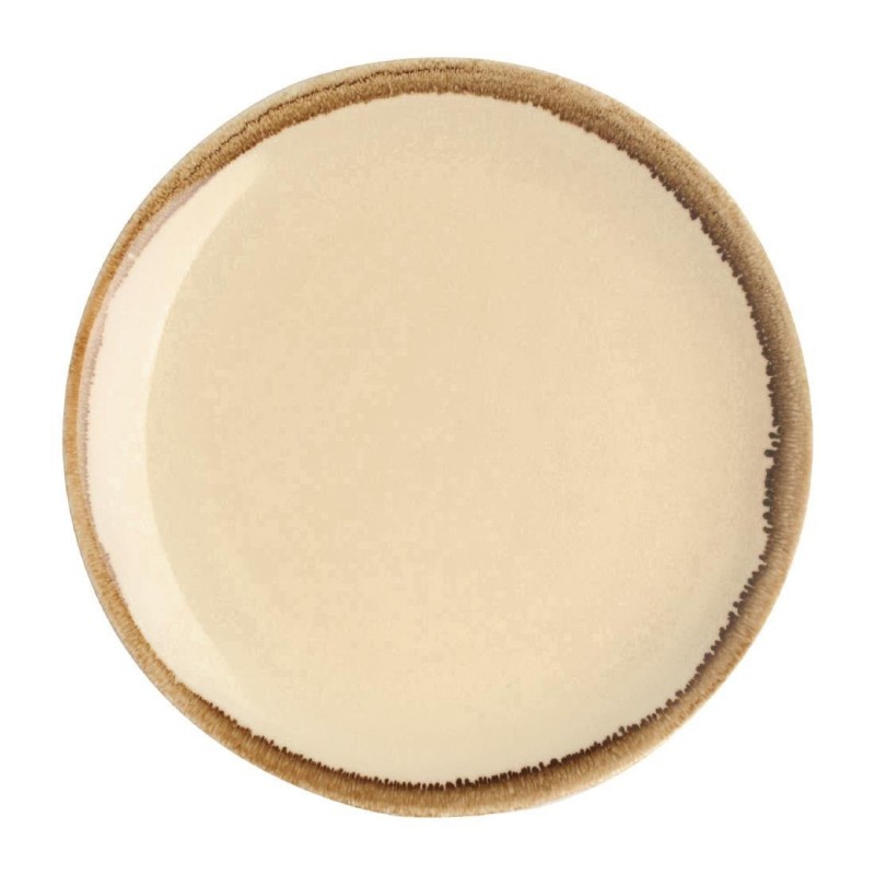 Assiette plate ronde couleur sable Kiln Olympia 230mm lot de 6 SA284 Olympia Assiette plate ronde couleur sable Kiln Olympia 230mm lot de 6 SA284 Olympia