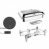 Ensemble chafing dish induction Olympia GN 1/1 avec support  SA648 Olympia