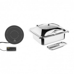 Ensemble chafing dish induction Olympia GN 1/2 avec support  SA649 Olympia
