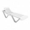 Chaises longues en polypropylène blanches Resol (lot de 4) SA678 Sans Marque
