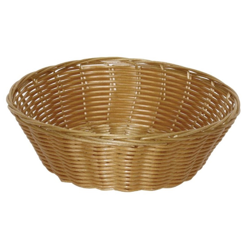 Corbeille ronde en osier poly Olympia (Lot de 6) T363 Olympia Corbeille ronde en osier poly Olympia (Lot de 6) T363 Olympia