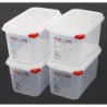 Boîtes alimentaires en polypropylène GN 1/4  Araven 4