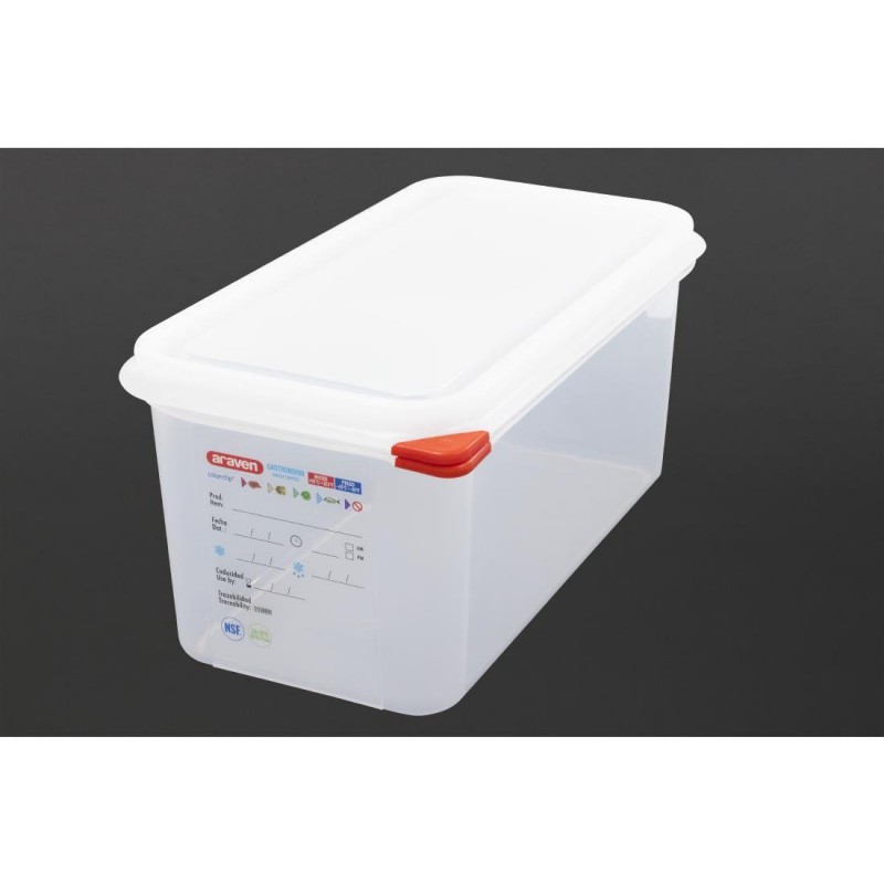 Boîte alimentaire GN 1/3 Araven 6L (Lot de 4) T987 Araven Boîte alimentaire GN 1/3 Araven 6L (Lot de 4) T987 Araven