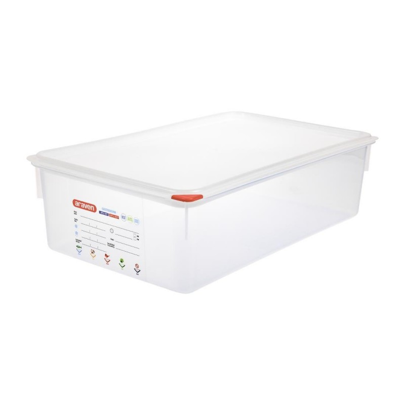 Boîte alimentaire GN1/1 Araven 21L (Lot de 4) T991 Araven Boîte alimentaire GN1/1 Araven 21L (Lot de 4) T991 Araven