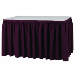 Juponnage froncé bordeaux T995 Sans Marque