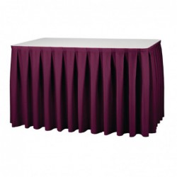 Juponnage plissé bordeaux T999 Sans Marque