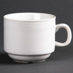 Tasse à thé empilable Linear 20cl Olympia (Lot de 12) U084 Olympia