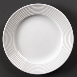 Assiettes à bord large Olympia Linear 150mm (Lot de 12) U089 Olympia