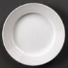 Assiettes à bord large Olympia Linear 150mm (Lot de 12) U089 Olympia