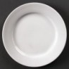 Assiettes à bord large Olympia Linear 200mm (Lot de 12) U090 Olympia