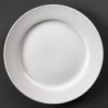 Assiettes à bord large Olympia Linear 250mm (Lot de 12) U091 Olympia