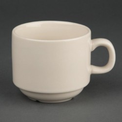 Tasse à thé empilable Ivory Olympia 206ml (Lot de 12) U106 Olympia