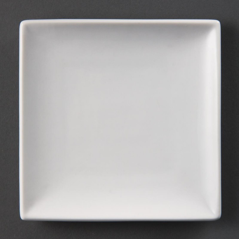 Assiettes carrées blanches Olympia Whiteware 140mm (lot de 12) U153 Olympia Assiettes carrées blanches Olympia Whiteware 140mm (lot de 12) U153 Olympia