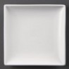 Assiettes carrées blanches Olympia Whiteware 180mm (lot de 12) U154 Olympia