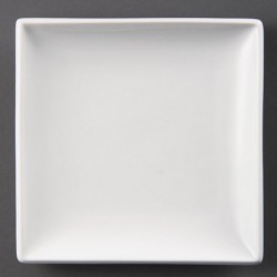 Assiettes carrées blanches Olympia Whiteware 240mm (lot de 12) U155 Olympia