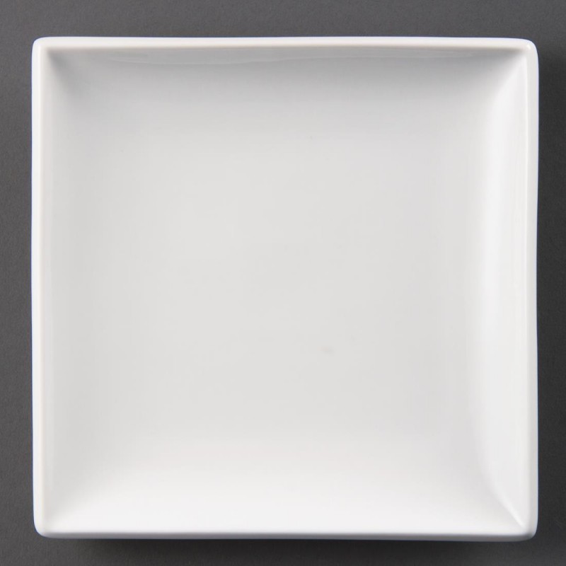Assiettes carrées blanches Olympia Whiteware 240mm (lot de 12) U155 Olympia Assiettes carrées blanches Olympia Whiteware 240mm (lot de 12) U155 Olympia