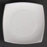 Assiettes carrées bords arrondis blanches Olympia 185mm (Lot de 12) U169 Olympia