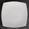 Assiettes carrées bords arrondis blanches Olympia 240mm (Lot de 12) U170 Olympia