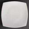Assiettes carrées bords arrondis blanches Olympia 305mm (Lot de 6) U172 Olympia