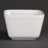 Minis plats carrés hauts blancs 75mm Olympia (Lot de 12) U178 Olympia