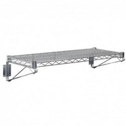 Etagère murale métallique Vogue 610mm U200 Vogue