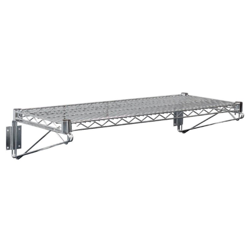 Étagère murale métallique Vogue 1220mm U202 Vogue Étagère murale métallique Vogue 1220mm U202 Vogue