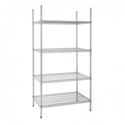 Étagère en kit 4 niveaux Vogue 915 x 610mm U256 Vogue