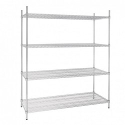 Étagère en kit 4 niveaux Vogue 1525 x 610mm U258 Vogue