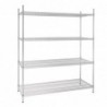 Étagère en kit 4 niveaux Vogue 1525 x 610mm U258 Vogue