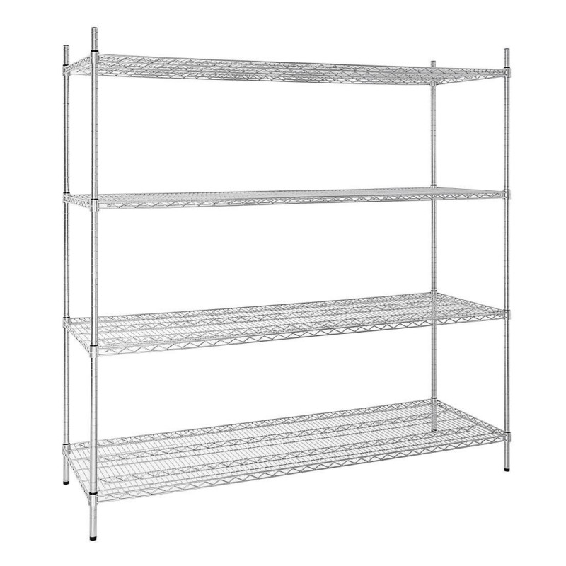 Étagère en kit 4 niveaux Vogue 1830 x 610mm U259 Vogue Étagère en kit 4 niveaux Vogue 1830 x 610mm U259 Vogue