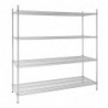 Étagère en kit 4 niveaux Vogue 1830 x 610mm U259 Vogue