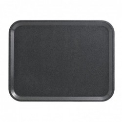 Plateau stratifié lisse Capri Cambro anthracite 460mm U416 Cambro