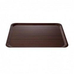 Plateau stratifié lisse Capri Cambro acajou 460mm U417 Cambro