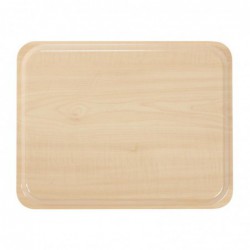 Cambro Capri Plateau de cantine stratifié Bouleau 460 mm U418 Cambro