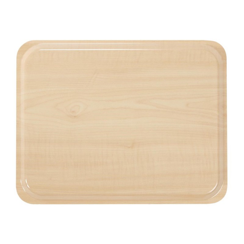 Cambro Capri Plateau de cantine stratifié Bouleau 460 mm U418 Cambro Cambro Capri Plateau de cantine stratifié Bouleau 460 mm U418 Cambro