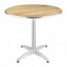 Table ronde en frêne Bolero 800mm U429 Bolero