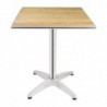 Table carrée en frêne Bolero 600mm U430 Bolero